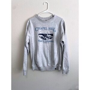 Uscape Chapel Hill North Carolina Sweatshirt Unisex Small Grey Excellent Graphic